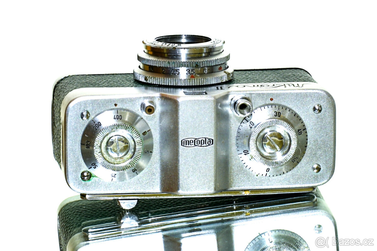 Mikroma II Meopta TOP STAV tmavě zelená FUNKČNÍ - 6