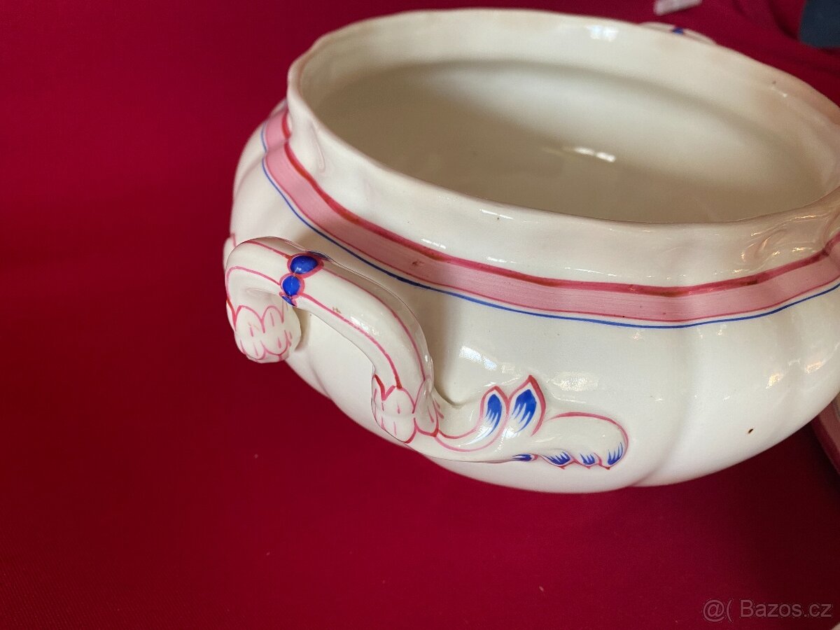 mísa stará porcelánová mísa omáčník staré nádobí porcelán - 6