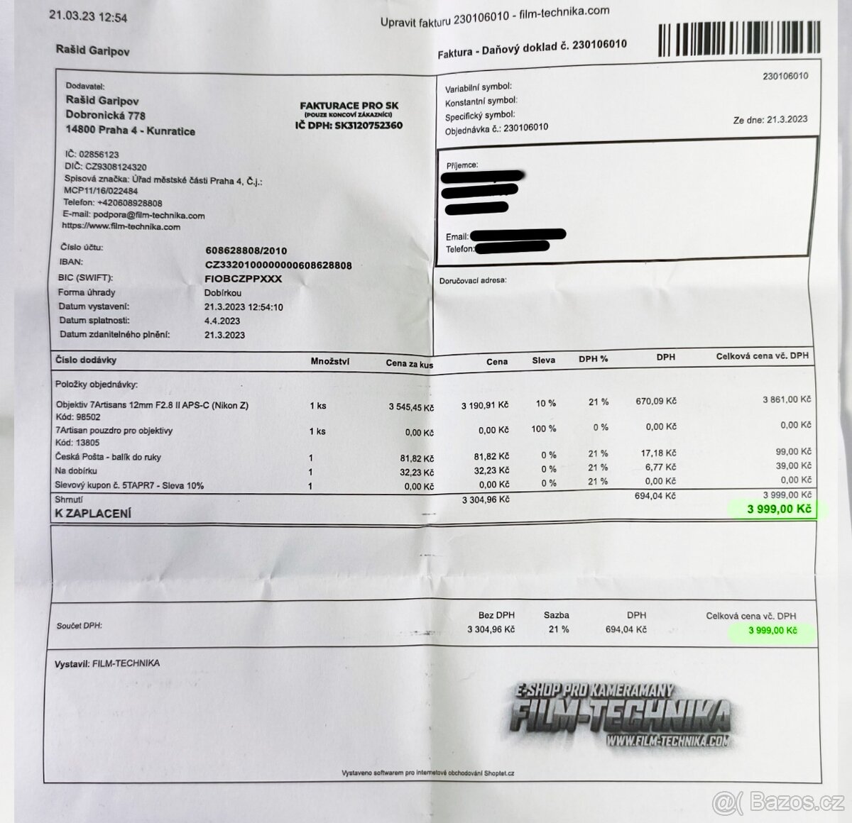Objektiv 7Artisans 12mm F2.8 II APS-C (Nikon Z) - 6