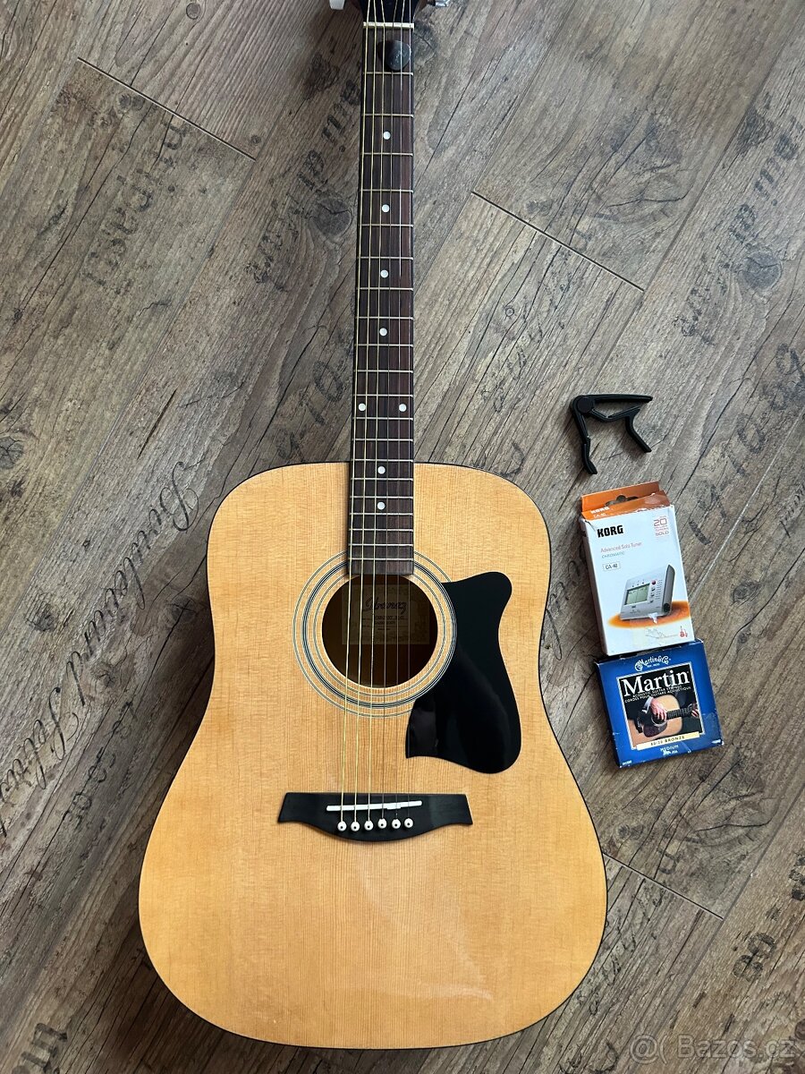 Akustická kytara Ibanez V50NJP-NT + příslušenství - 6