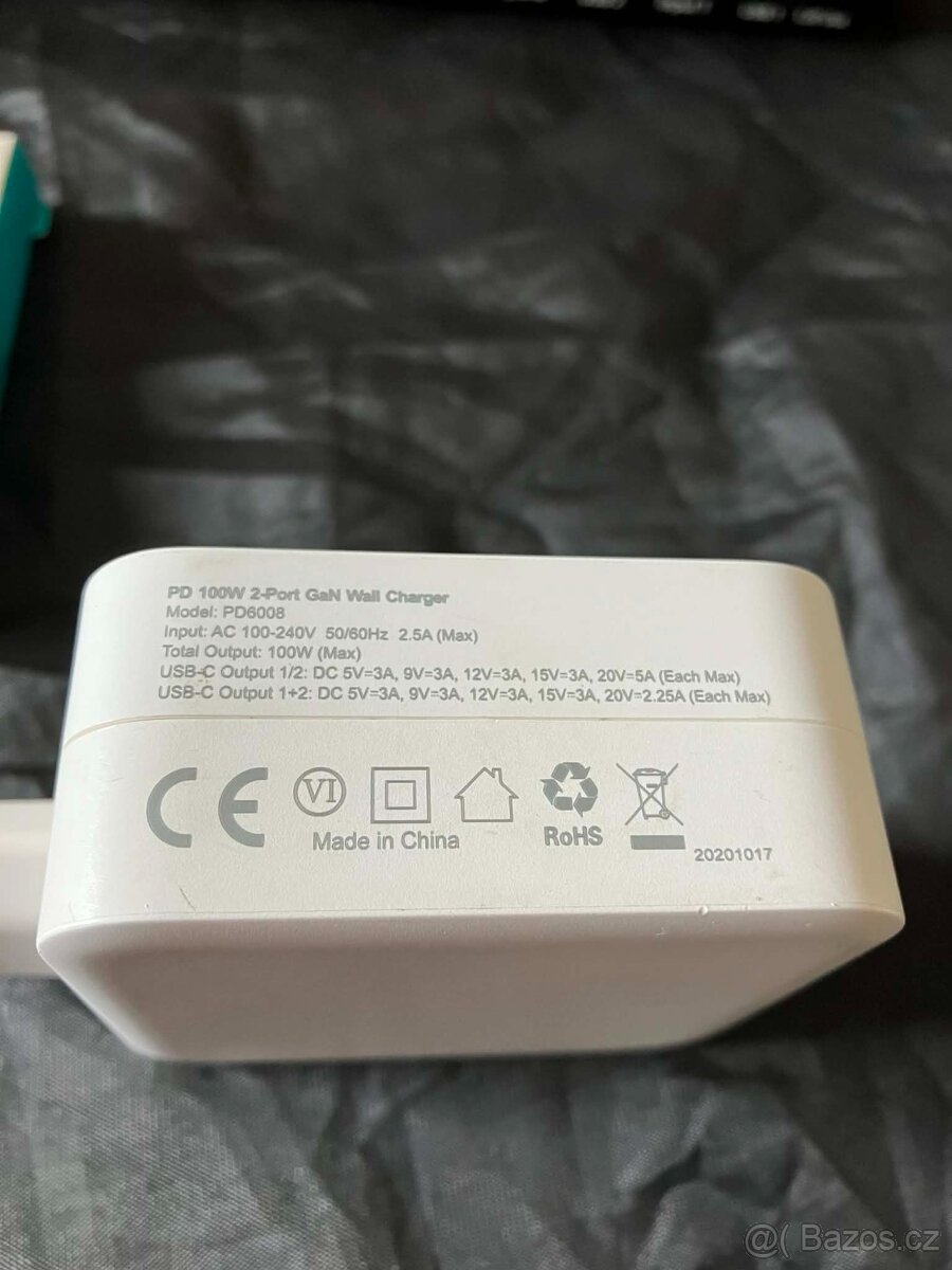 CHOETECH Dokovací stanice 11v1,adaptér 100W PD,kabel Thunder - 6
