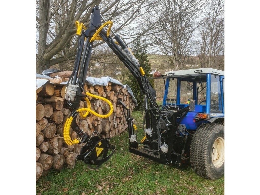Lesnická ruka za traktor,třetí bod,hydralická ruka - 6