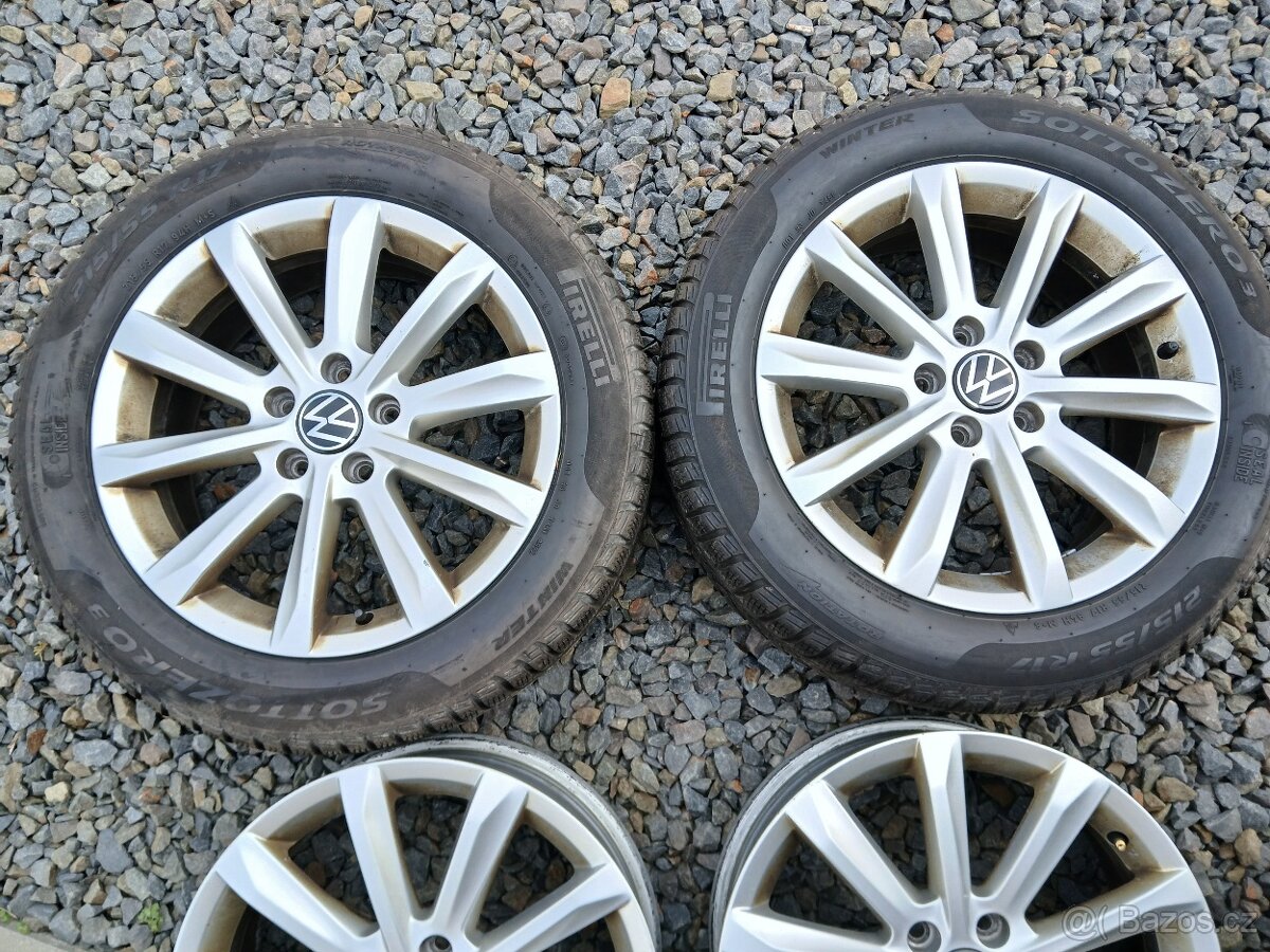 ALU kola,sada, model HELSINKI,originál,215/55 R17,5x112,TOP - 6