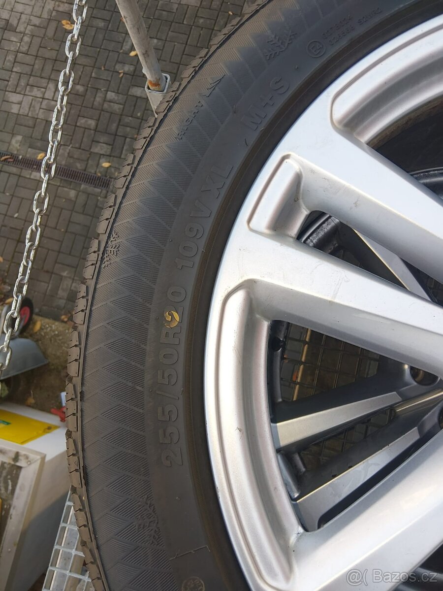Alu 20 org.AUDI Q7 velmi pěkné bez poškození,rovná vč PNEU - 6