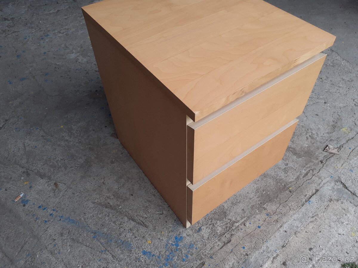 Ikea komoda noční stolek Malm bříza - 6