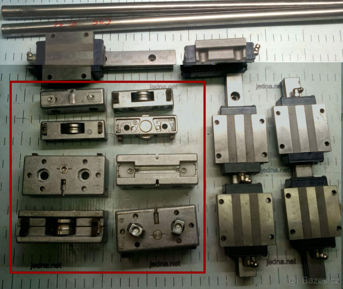 lineární vedení, kolejnice THK 25, cnc ,robotika - 6