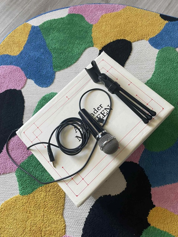 Trust drátový mikrofon se stojánkem, 3,5mm jack AUX, dlouhý - 6