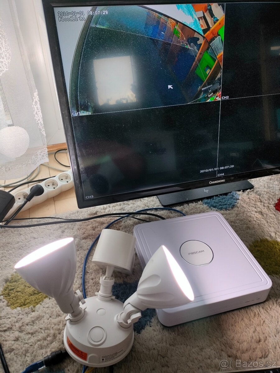 2x FOSCAM 4MP Floodlight Camera venkovní - nepoužitá - 6