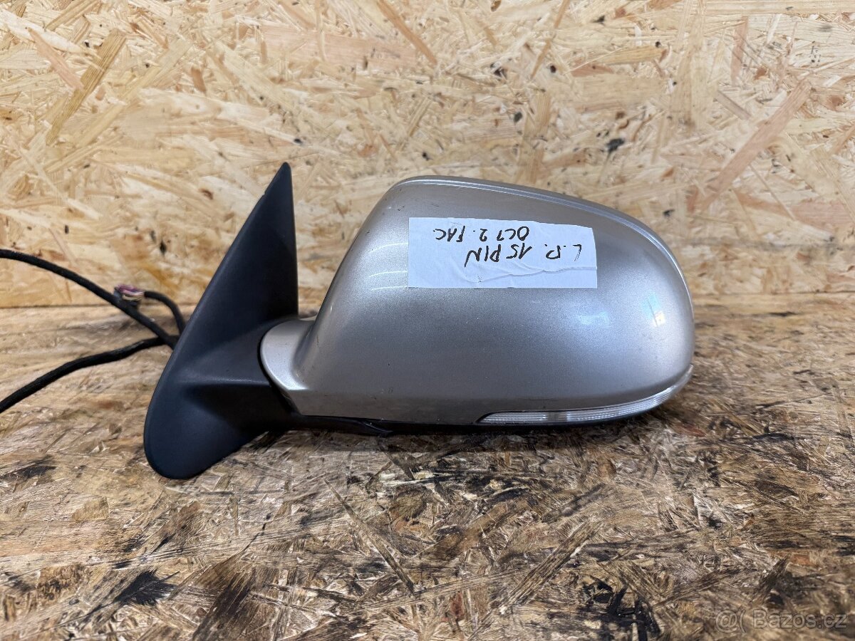 LEVÉ ZPĚTNÉ ZRCÁTKO ŠKODA OCTAVIA 2 FAC. 15 PIN 1Z1857507T - 6