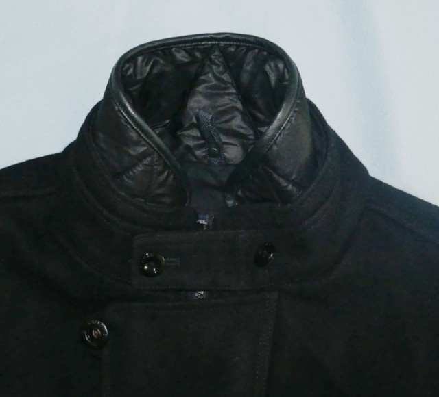 Kvalitní černý vlněný kabát/paleto, vel. S, zn. G-Star - 6