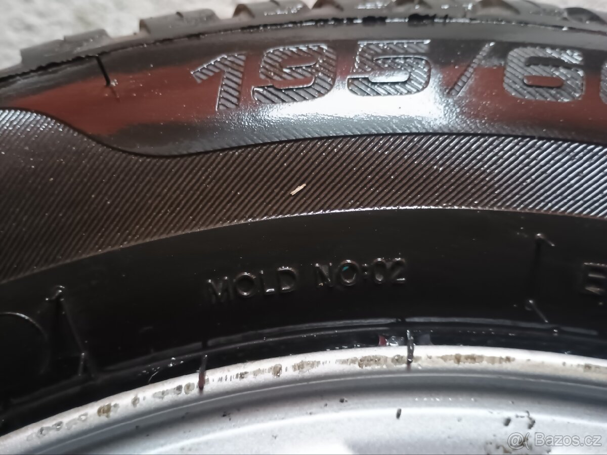 Orig. Subaru kola 15" 5x100 + NOVÉ PNEU 195-60 - 6