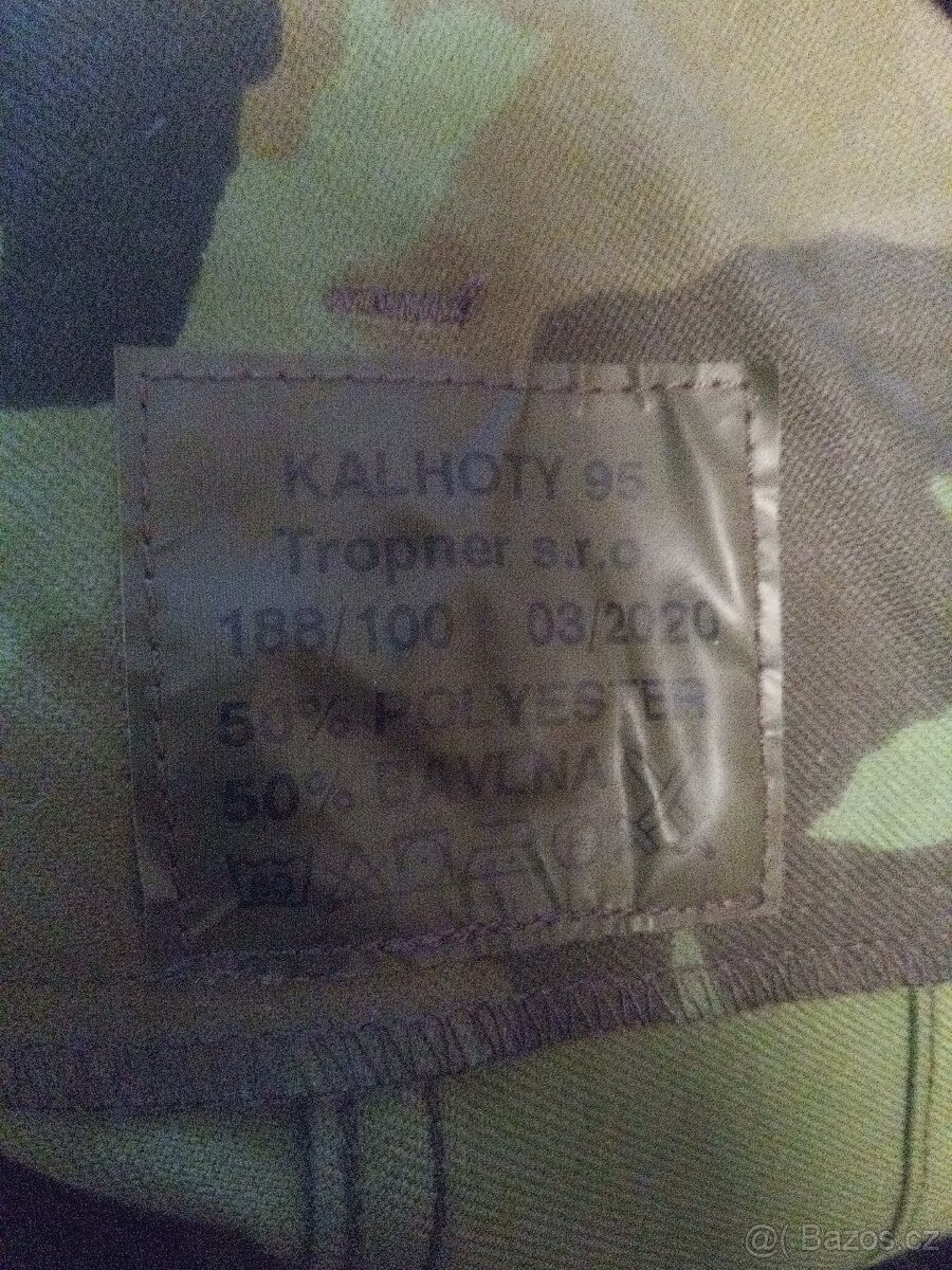 Maskáče kompletní vz.95 AČR - 6