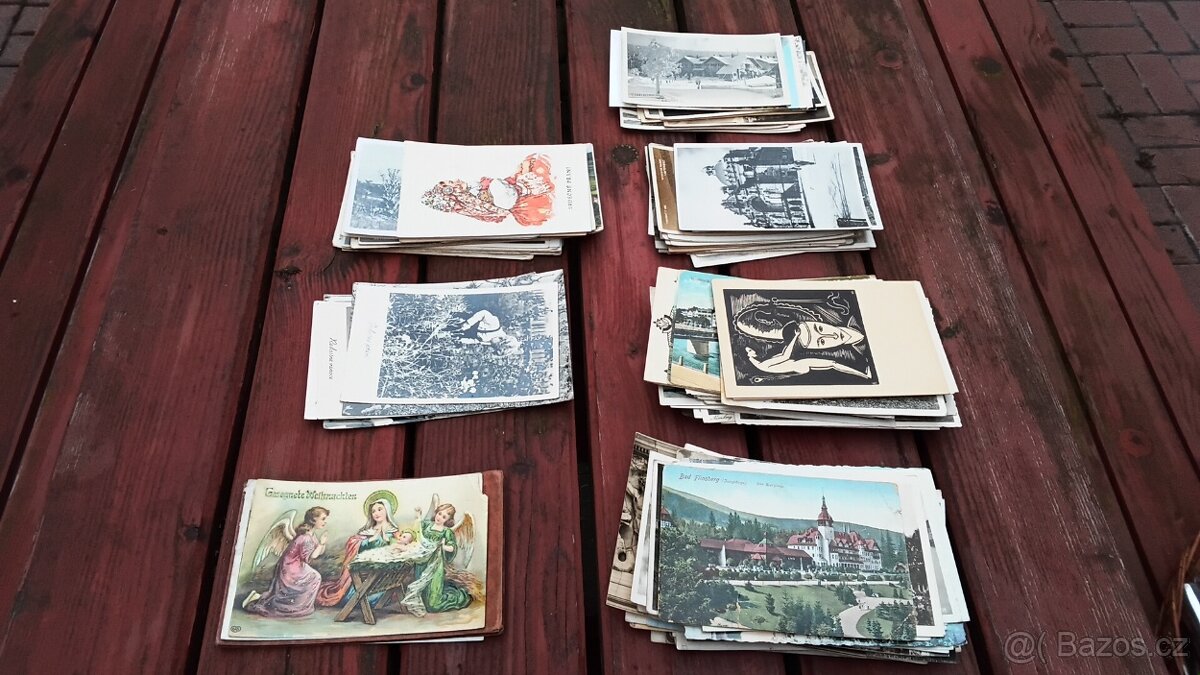 Starý stromek,pohledy ,nůžky a jiné . - 6