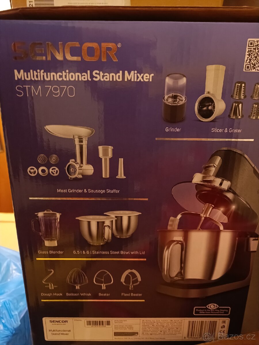 Kuchyňský robot Sencor multifuctional Stand mixér , STM 7970 - 6