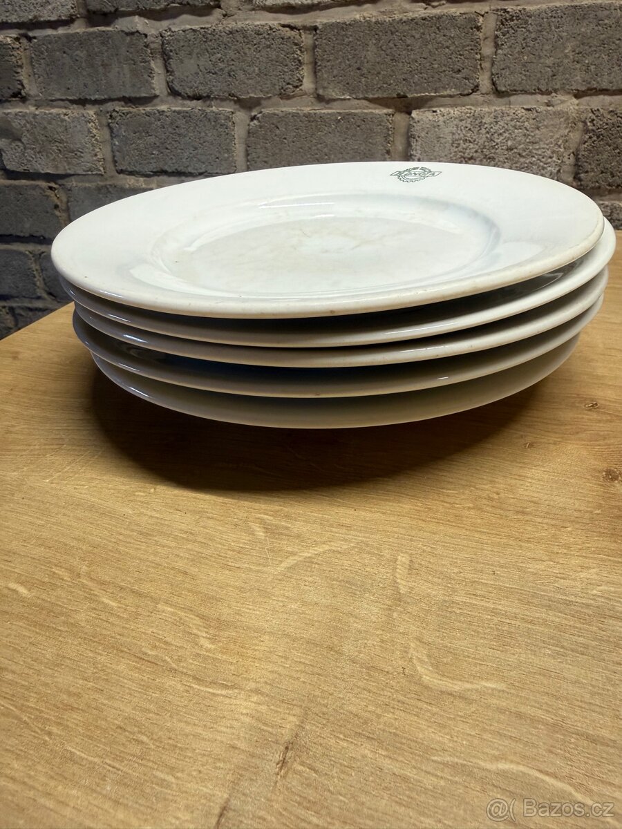 Retro talíře JEDNOTA – 5 ks - 6