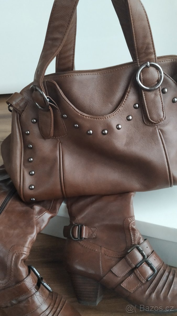 Kozačky vel.38 - kožené - 6