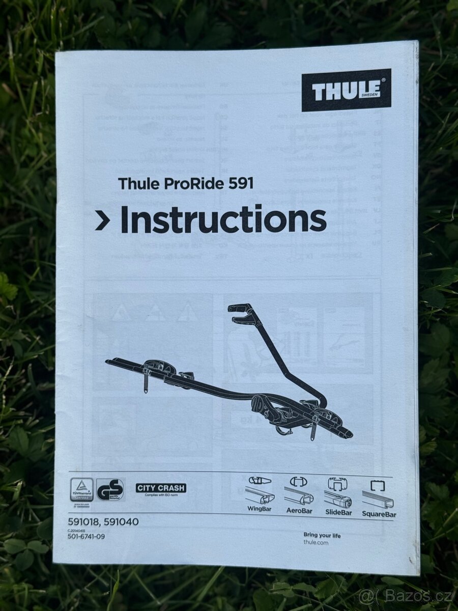 Střešní nosič Thule ProRide 591 - 6