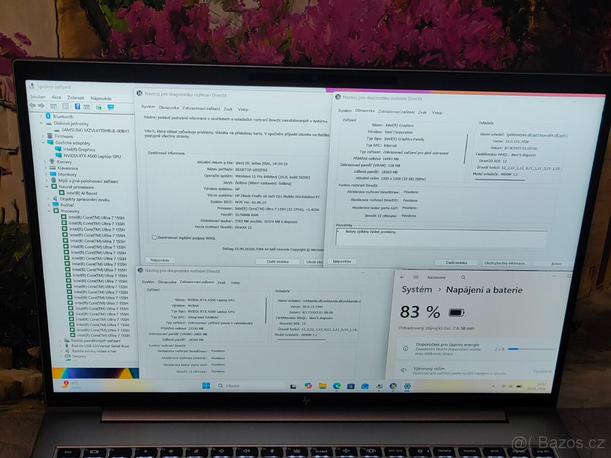 HP ZBook FURY 16 G9 i9-12900HX (24CPUs) nVidia RTX A2000=(8G - 6