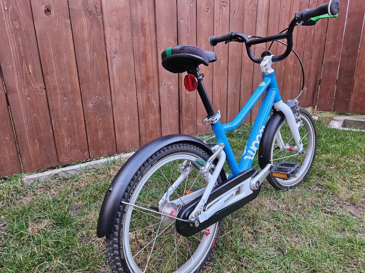 Dětské kolo Woom 4 se stojánkem a blatníky - 6