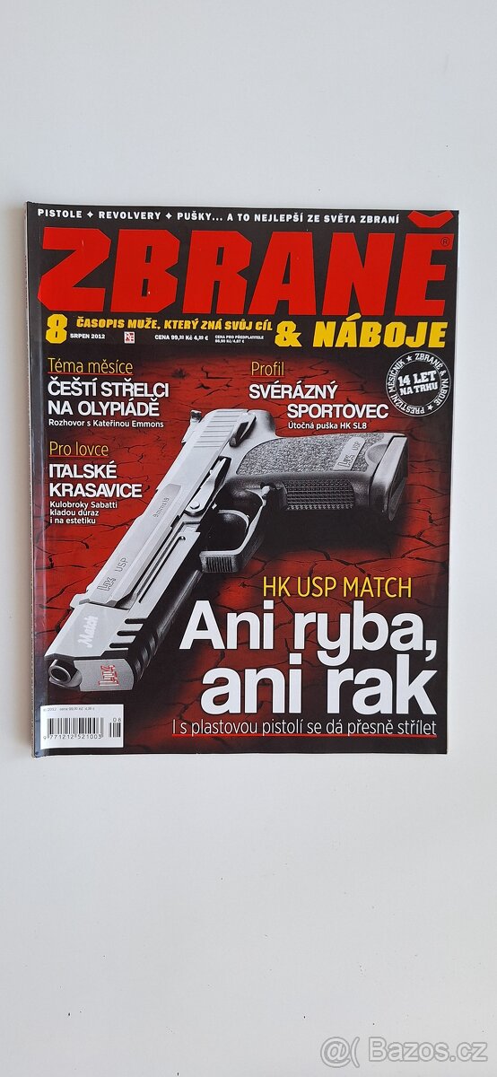 Časopisy Zbraně a Náboje – 7 ks, střelba, recenze, historie - 6