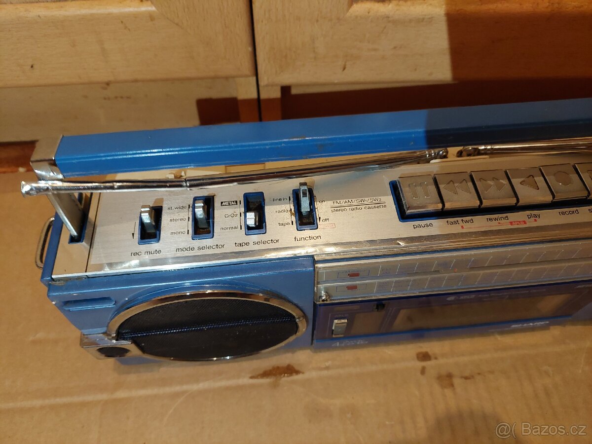 Rádio Sharp GF-7 modrý - 6