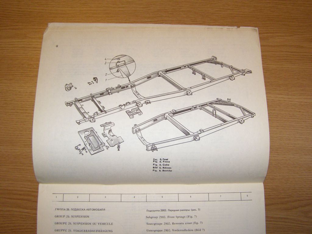Prodám katalog náhradních dílů UAZ 451 - 6