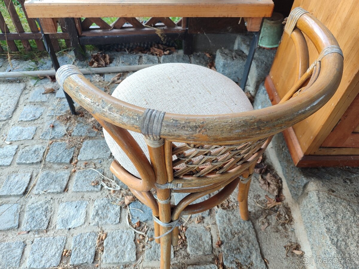 Ratanový jídelní set pro dva - 6