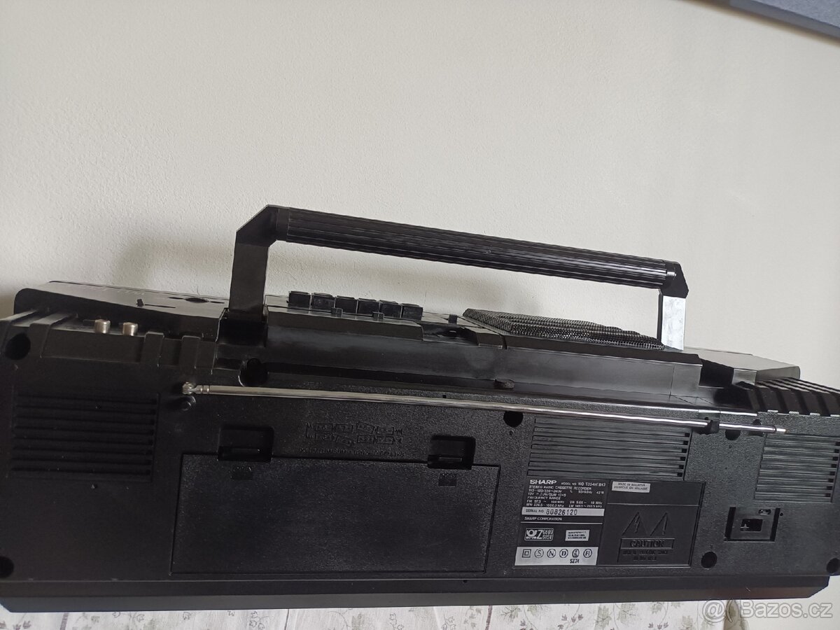 Sharp WQ 354 radiomagnetofon retro 2 kazeťák - 6