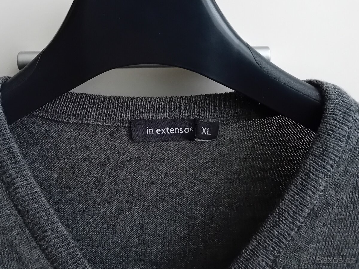 In Extenso pánský svetr vel. L/XL Merino vlna - 6