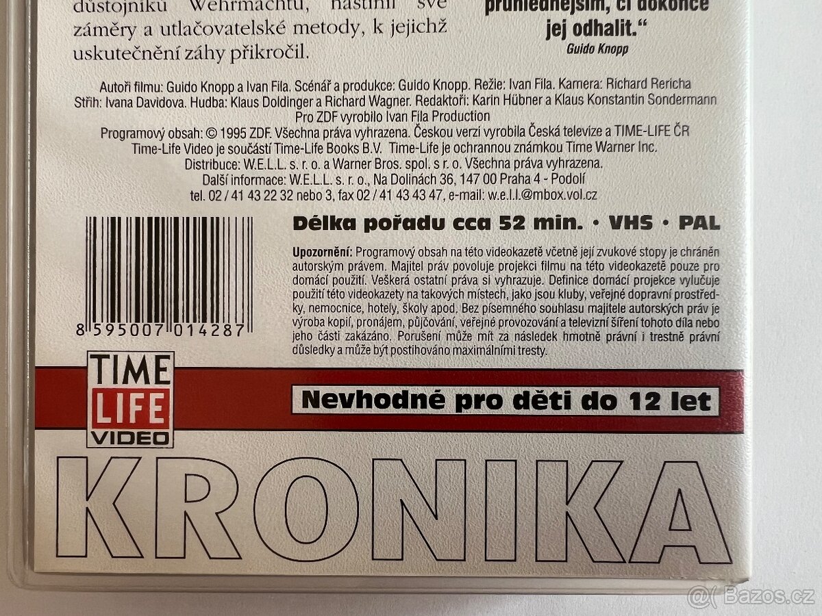 Hitler Bilancování - vyděrač VHS videokazeta - 6