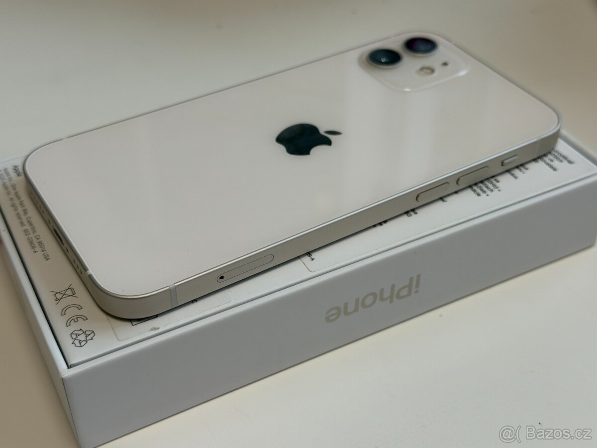 Apple iPhone 12 128 GB, White, CZ, super stav - 6