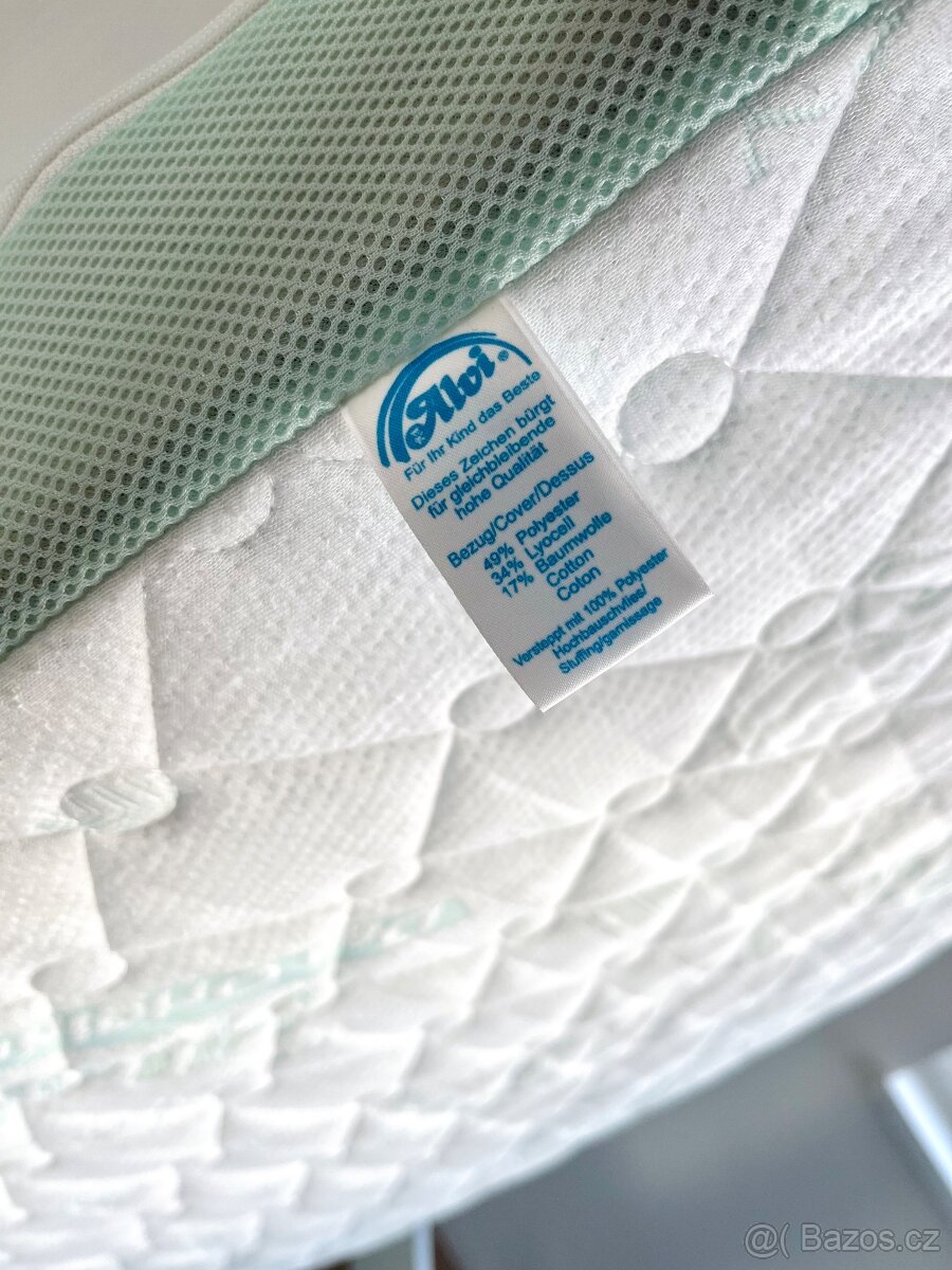 Kvalitní dětská postýlka PAIDI 70×140 cm + matrace,rošt atd. - 6