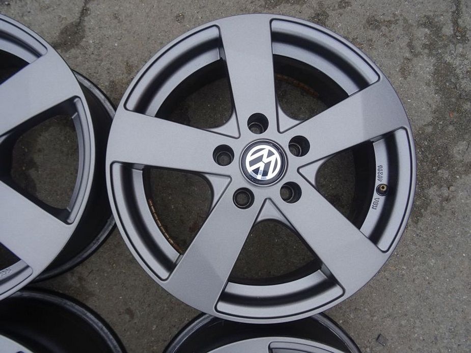 Alu disky šedé na VW, Škoda, 16", 5x112, ET 40, šířka 6,5J - 6