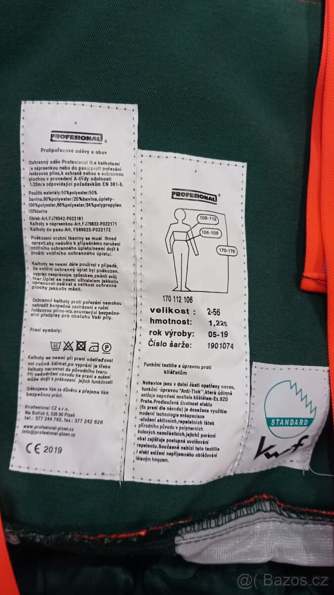 Profesional-Protiprořezové oděvy a obuv - 6