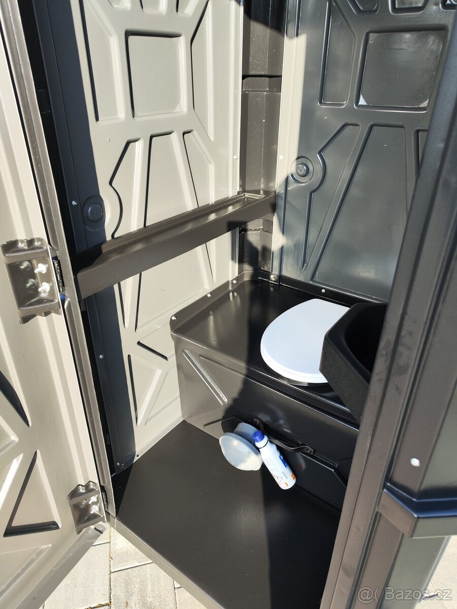 Nová mobilní toaleta přenosné WC s umyvadlem - 6