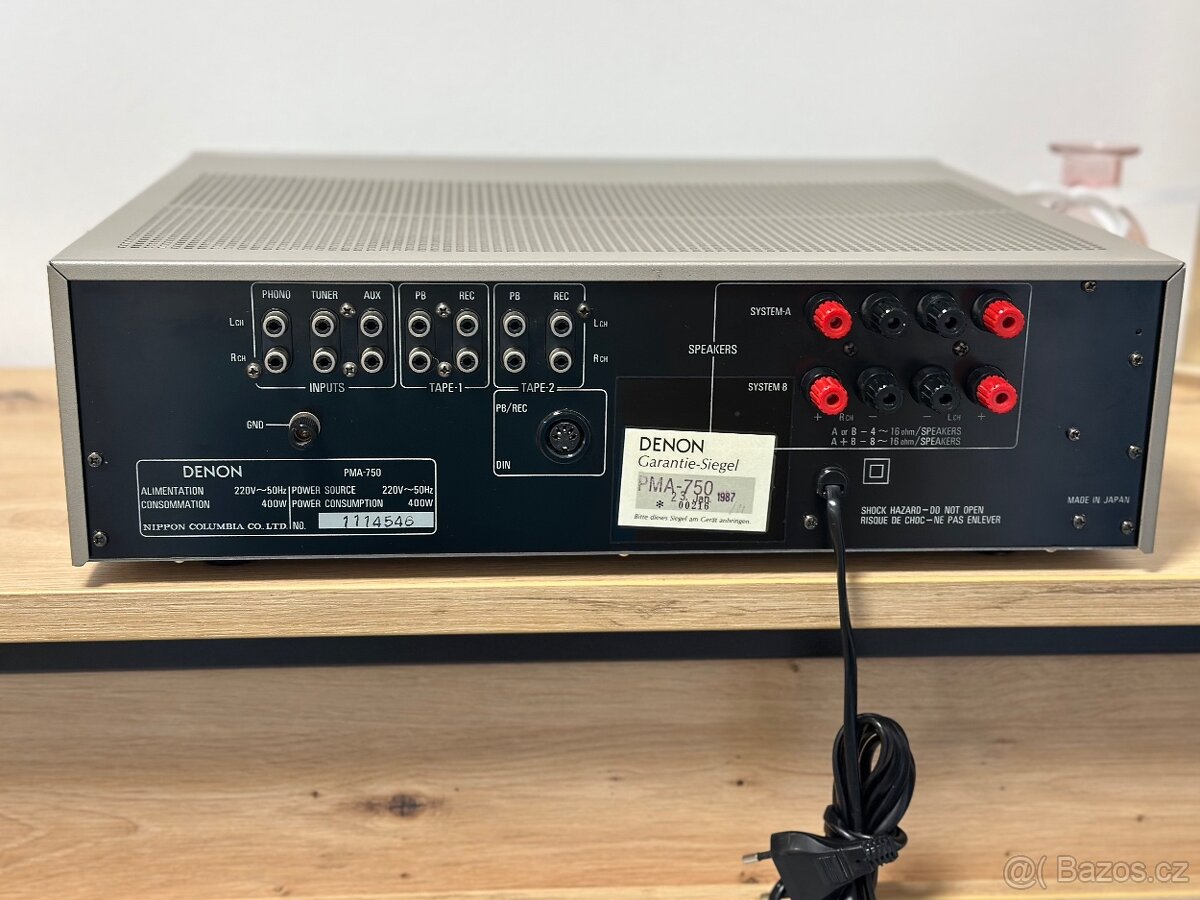 DENON PMA-750 KVALITNÍ STEREO ZESILOVAČ - 6