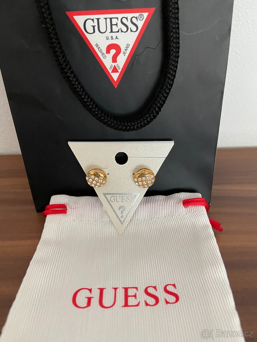 KRÁSNÉ NÁUŠNICE GUESS S KRYSTALY - 6