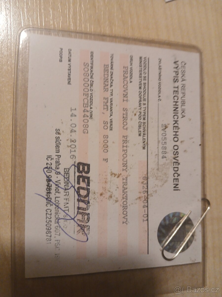 Bednar SO 8000 F - 6