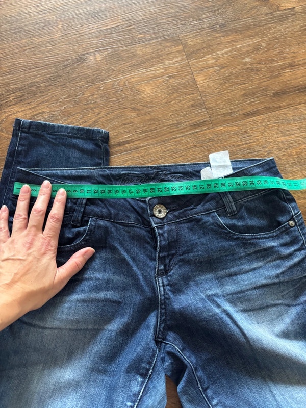 Dámské modré used rifle/džíny Time out, vel. 28/30 - 6