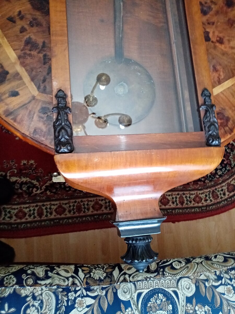 starožitné biedermeier hodiny - 6