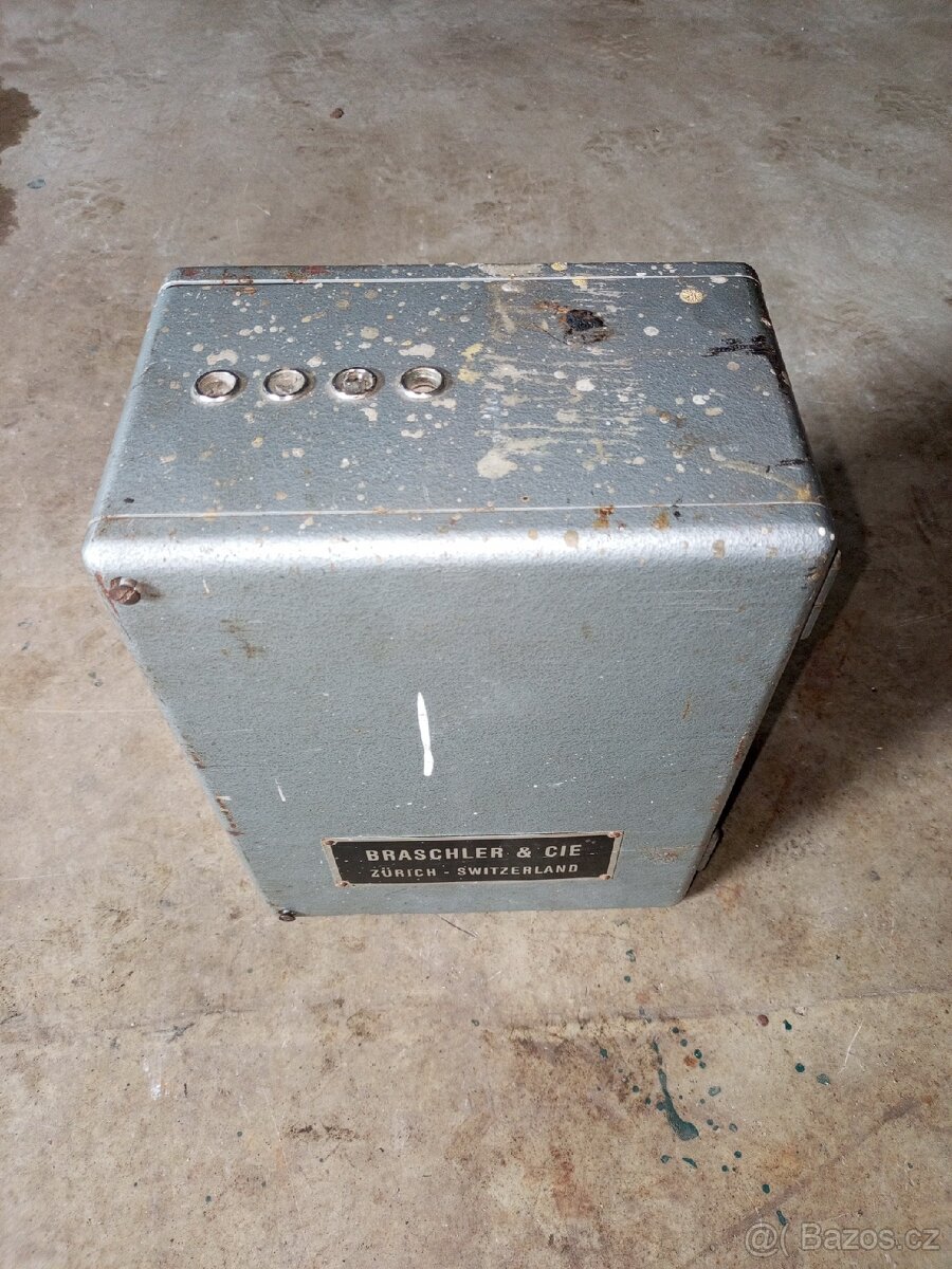Historické elektromechanické zařízení BRASCHLER & CIE - 6