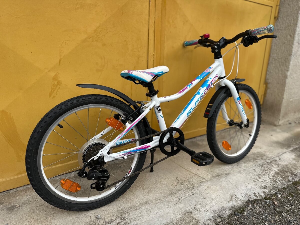 Superior Paint 20 dětské kolo s páčkovým řazením, pěkný stav - 6