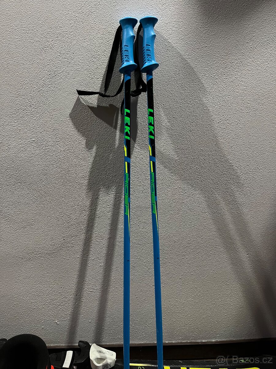 Set lyže Head 117cm+boty Rossignol 215+Leki 95cm - 6
