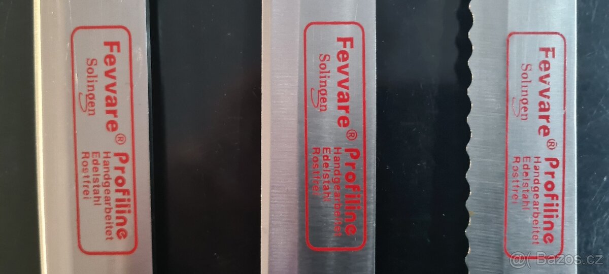 621 - Sada 9ks nožů + ocílka + magnetický držák na zeď - 6