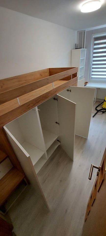 Postel +skříňky - 6