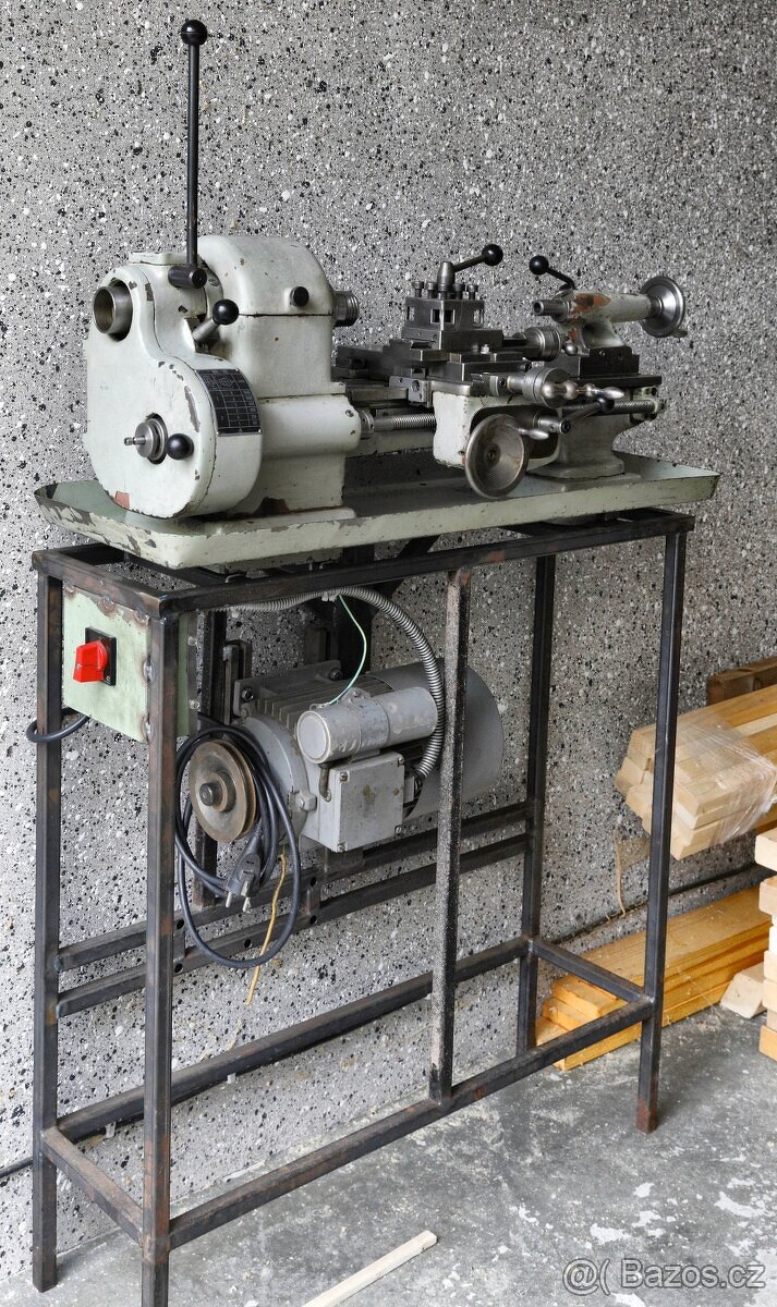 Modelářský soustruh MN80 + original starý navod - 6