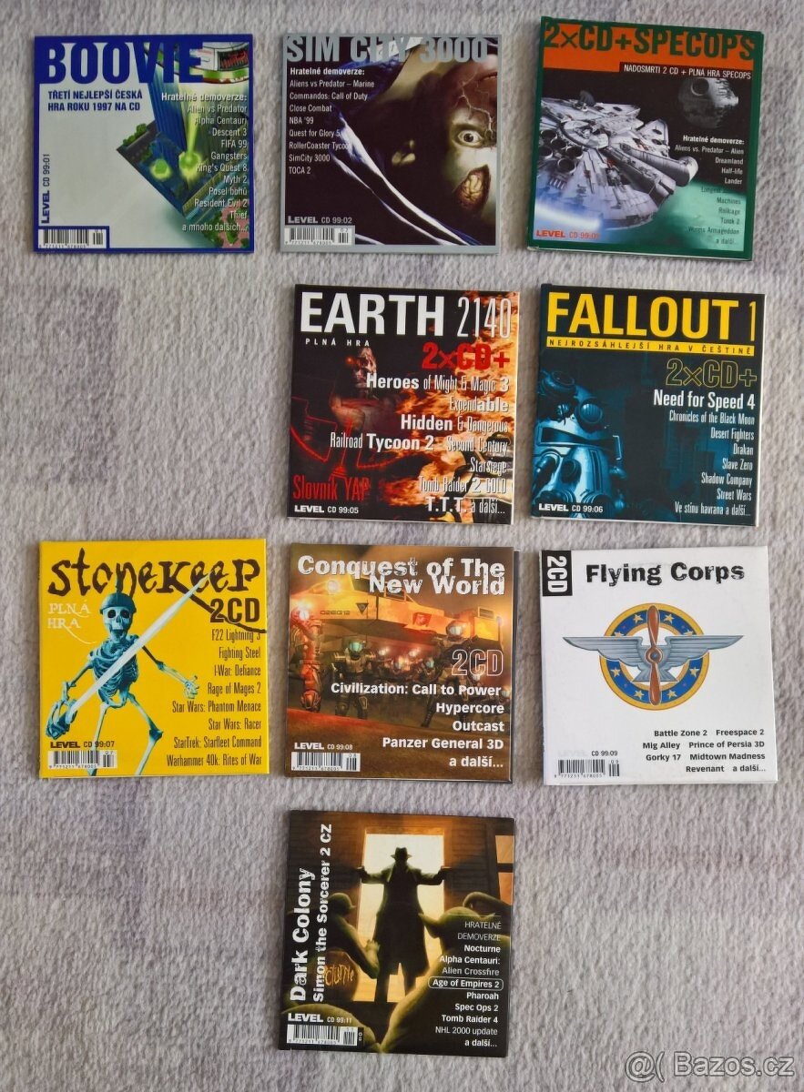 Sbírka časopisů LEVEL 1996 – 2004 - 6