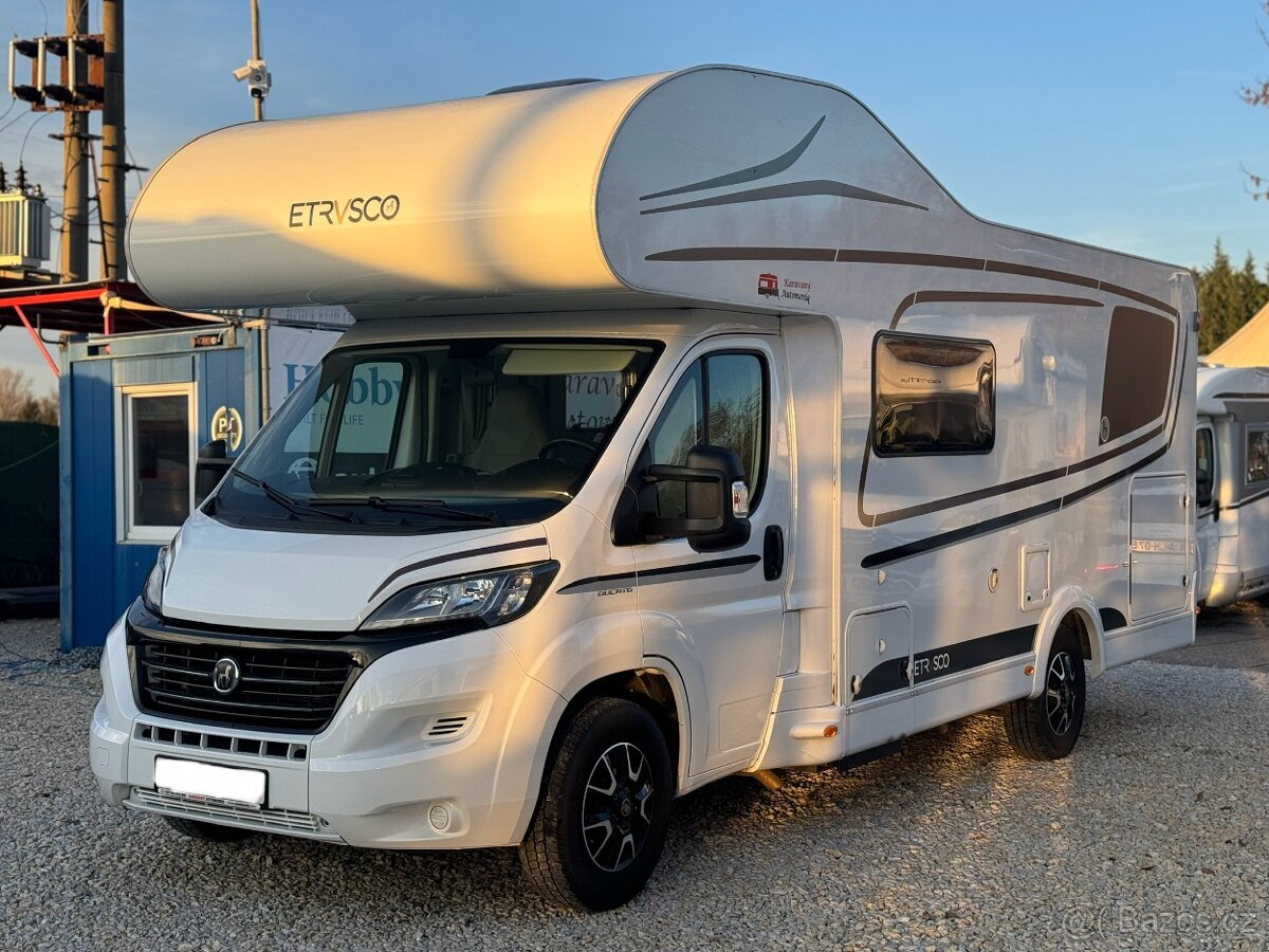 Etrusco A 7300 DB Alkovna Fiat 6-miest Klima, Markiza, XZENT - 6