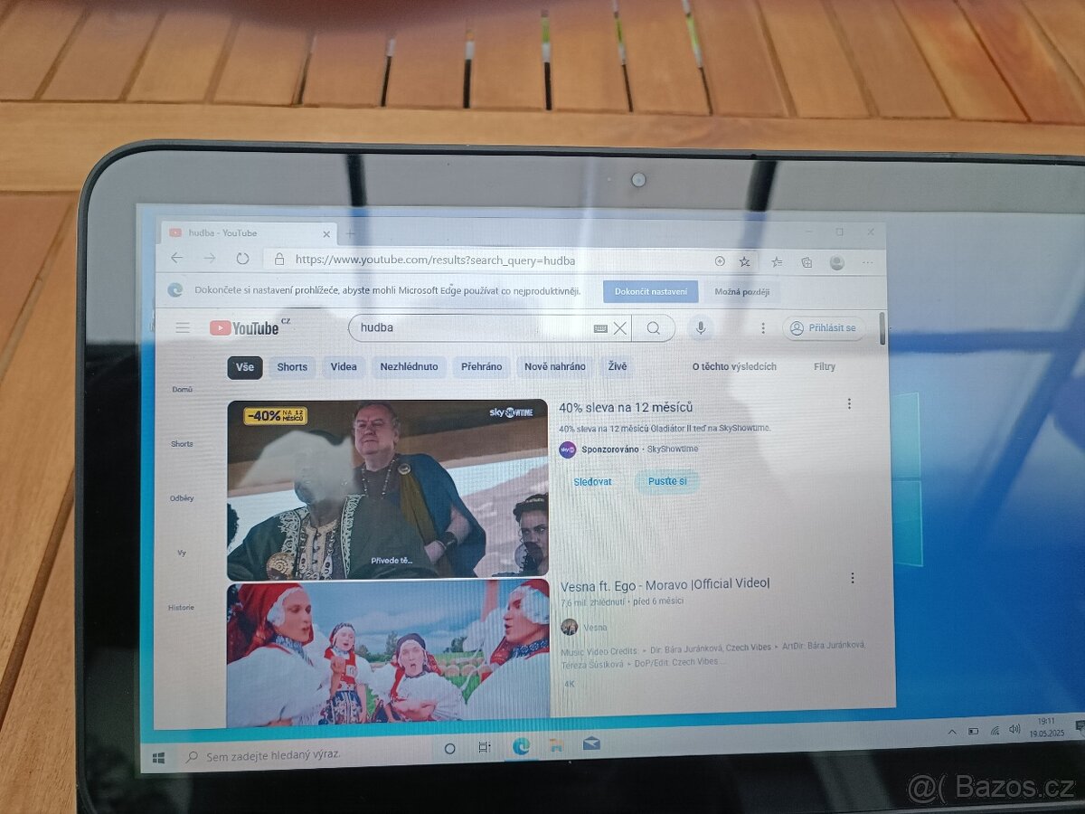 Malý dotykový notebook HP tpn c112, 8GB RAM,SSD 120GB - 6