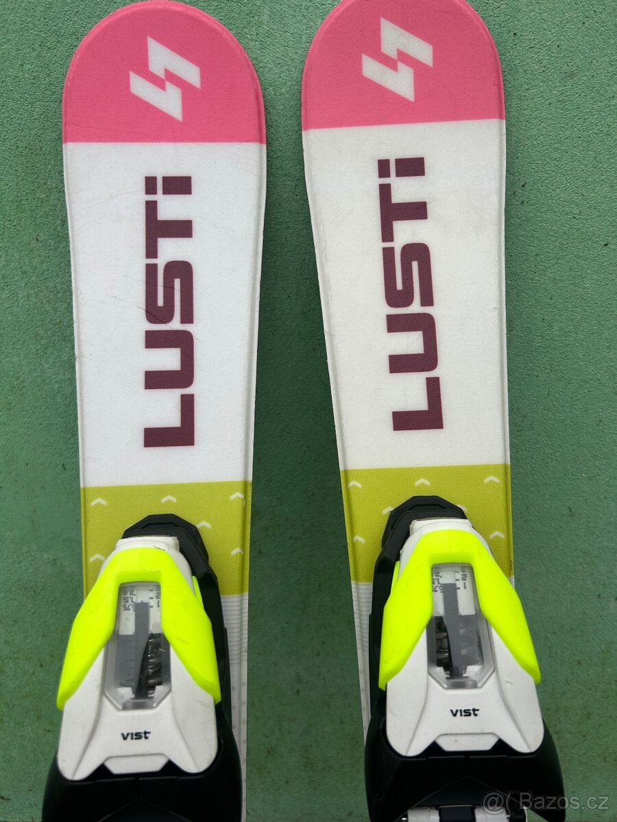 Dětské sjezdové lyže LUSTI 80 + lyžáky Salomon - 6